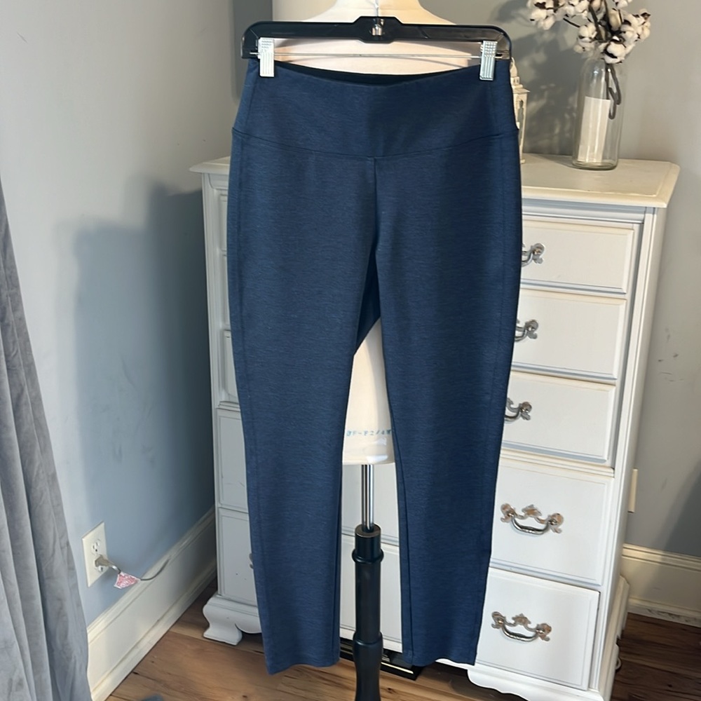 Apt 9 Navy Blue Pants Pull On Business Casual Comfy Womens Medium - Picture 12 of 12